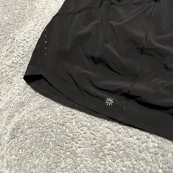 Athleta Skort Skirt Womens XL Run With It 14” Black Shorts Lined - Picture 3 of 9